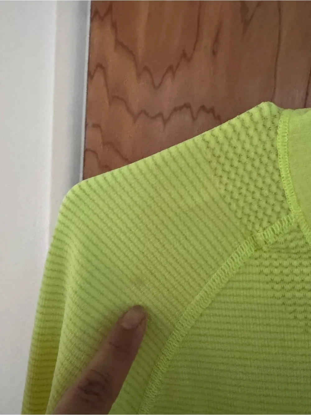Lululemon Swiftly Tech Long Sleeve Top - Neon Yellow women 8